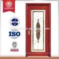 Diseño de cristal para puerta delantera, Puerta de entrada de cristal, puerta de madera con vidrio